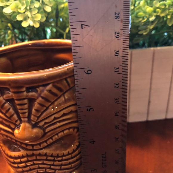 Hawaiian Brown Souvenir Ceramic Tiki Mug circa 2000 - Picture 7 of 7
